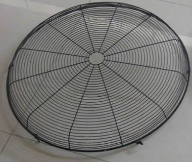Siyah elektrikli fan koruması