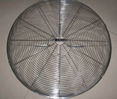 Krom kaplamalı elektrikli fan muhafazası